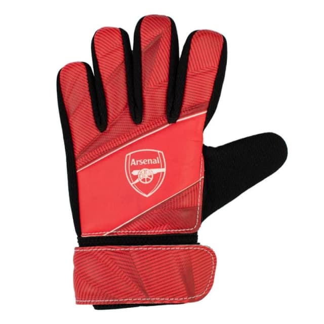 Arsenal FC Fuse Goalkeeper Gloves in Red Red Unisex One Size