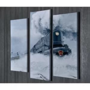 UC102 Multicolor Decorative Canvas Painting (3 Pieces)