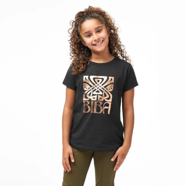 Biba Junior Girls Biba Logo T Shirt - Black S
