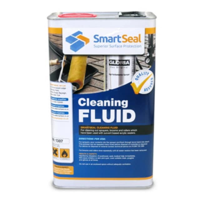 Smartseal Application Tools Cleaning Fluid, Remove Solvent-based Residue From Sprayers, Rollers & Brushes, 5L, Clear 5.061E+12
