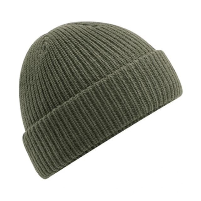 Beechfield Beechfield Men Water Repellent Beanie in Olive Olive One Size Male 5059958779792