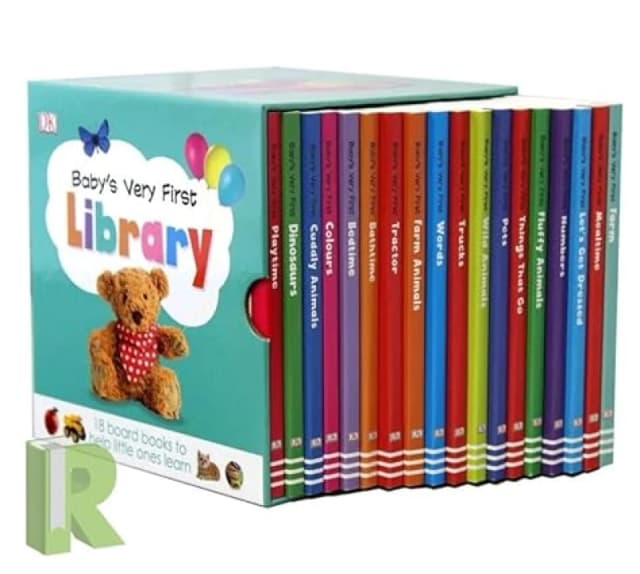 Baby's Very First Library Box Set 18 Toddler Books For Early Learning Development And Fun DK Books