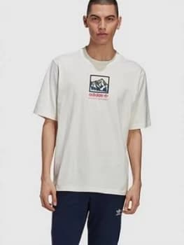 Adidas Originals Adiplore 2.0 Premium Graphic T-Shirt - Off White