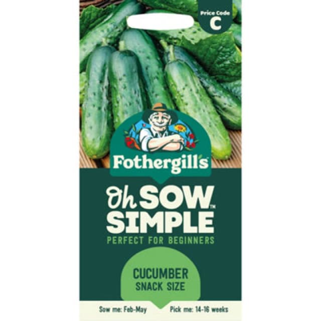 Mr Fothergills Oh Sow Simple Cucumber Vegetable Seeds