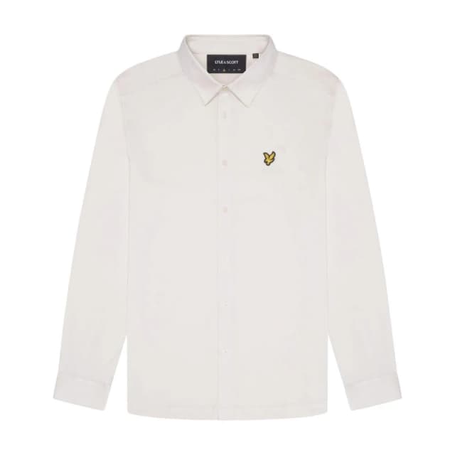 Lyle and Scott Interlock Shirt White male S
