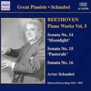 Ludwig van Beethoven - Piano Works Vol. 5 (Schnabel) CD Album - Used