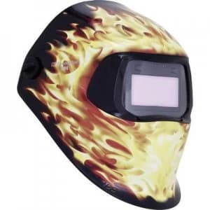 SpeedGlas 100V Blaze 7100166708 Welders hard hat Black, Flame EN 379 , EN 166 , EN 175 , EN 169