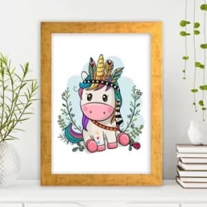 AC1528106792 Multicolor Decorative Framed MDF Painting