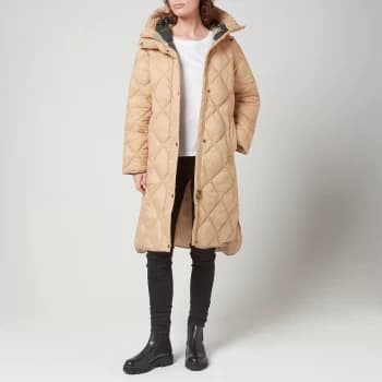 Barbour Womens Sandyford Quilted Jacket - Dk Stone/Ancient - UK 10