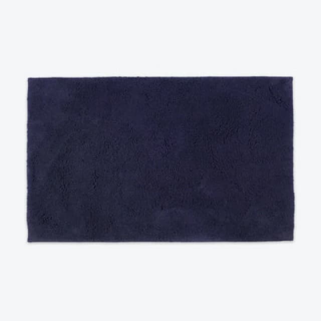 Allure Bath Fashions Hotel Luxury Deep Pile Bath Mat - Navy