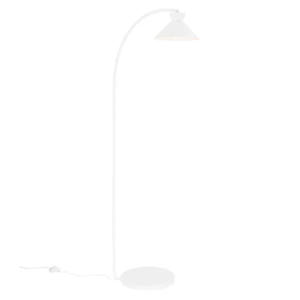 Dial Indoor Bedroom Living Dining Office Floor Lamp in White (Height) 150cm