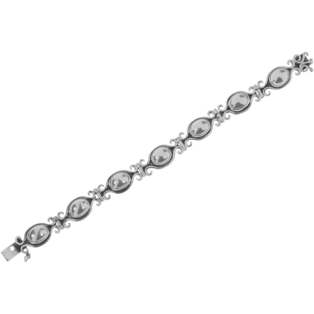 Tianguis Jackson Womens Antique Stud Earrings Silver female One Size