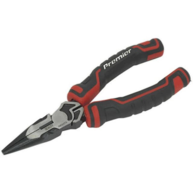 Loops 160mm Long Nose Pliers - High Leverage - Serrated Jaws - Corrosion Resistant Multi
