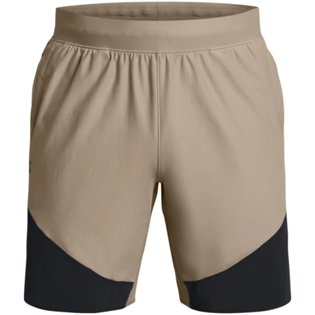 Under Armour Mens Elite Hybrid Performance Gym Shorts Brown male XS