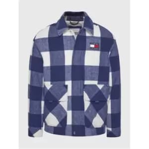 Tommy Jeans Tjm Buffalo Check Jacket - Blue