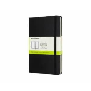 Moleskine Classic Notebook Hardcover Medium Plain Black, none