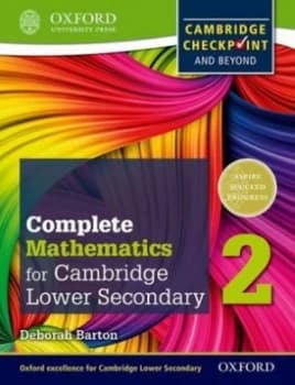 Oxford International Maths for Cambridge Secondary 1 Student Book 2 by Deborah Barton Book