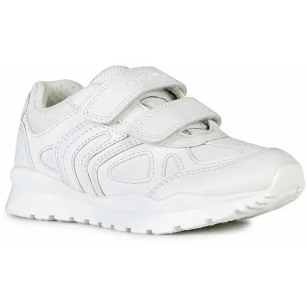 Geox Boys Pavel Resistant Breathable School Shoes UK Size 12.5 (EU 31) White GEO011-WHITE-12.5