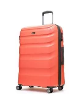Rock Luggage Bali UYG8A 8 Wheel Hardshell Large Coral Suitcase