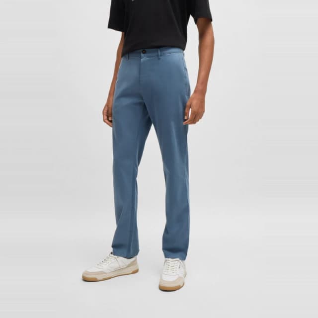 Boss Mens Slim Fit Chinos Medium Blue male 33W XL