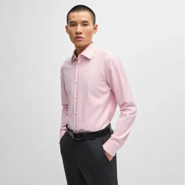 Boss H-Hank Kent Shirt Pink male 15.7