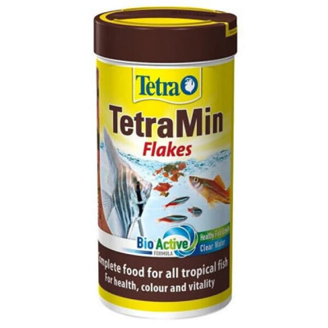 Tetramin Flakes - Fish Food In Flake Form For Larger Ornamental Fish, Balanced Mixture For Healthy Fish And Clear Water, 66ml Can