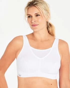 Glamorise No Bounce White Sports Bra