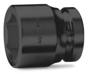 Beta Tools 729 1" Square Drive Standard Impact Socket 24mm 007290024