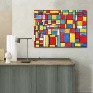 70100FAMOUSART-048 Multicolor Decorative Canvas Painting