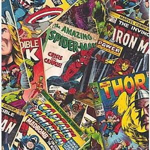 Marvel Cover Story Wallpaper Multi Paper