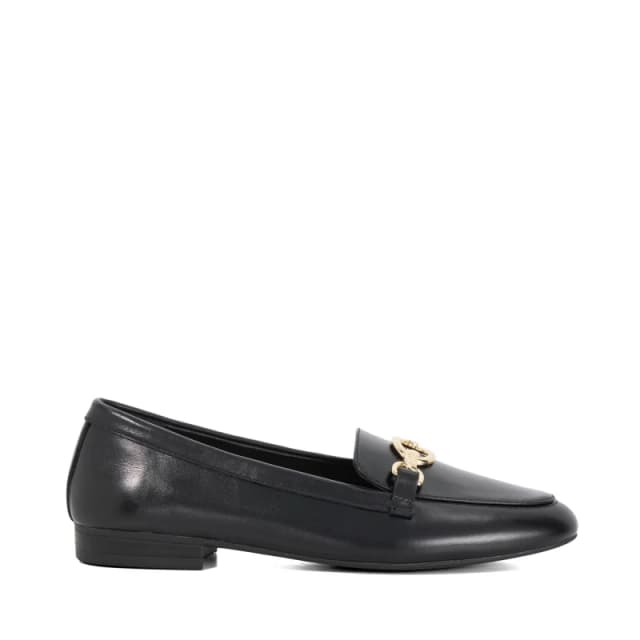 Dune London Womens Gladia Loafers Black Patent female 3 (36)