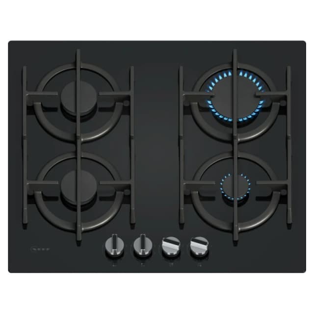 NEFF N70 T26PIP4S0 59cm Gas Hob - Black