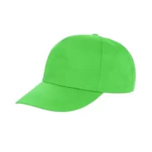 Result Unisex Core Houston 5 Panel Printers Baseball Cap (Pack of 2) (One Size) (Lime)