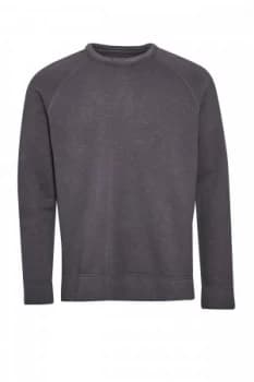 Mens French Connection Talented Loopback Sweat Jumper Grey Marl