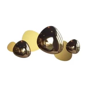 Jack-stone Modern Integrated LED Wall Lamp Gold, 3000K