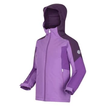 Regatta Junior Highton Pad II Waterproof Jacket - Hyacint/DkAu