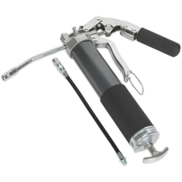 Loops Heavy Duty Grease Gun - 2-Way Operation - Pistol & Lever Type - 3-Way Fill Multi