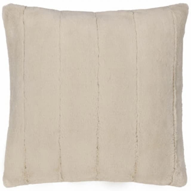 Paoletti Paoletti Empress Faux Fur Cushion in Light Beige Size: 55cm x 55cm Light Beige 55cm x 55cm Unisex 5025532831613