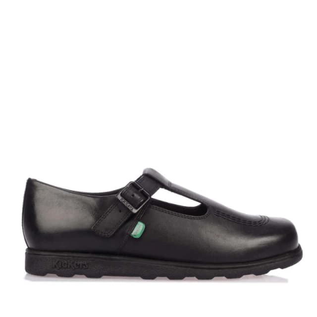 Kickers Fragma T-Buckle Shoe Black female UK 3