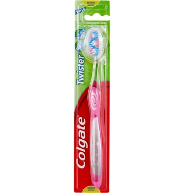 Colgate Twister Medium Toothbrush - Pink Twister_PNK-44991