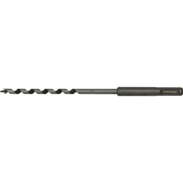 Loops 6 x 200mm SDS Plus Auger Wood Drill Bit - Fully Hardened - Smooth Drilling Multi
