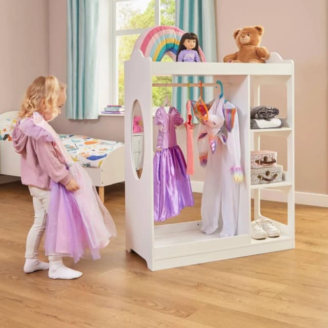 Liberty House Toys Liberty House Kids Dressing Rail With Mirror LHT11118