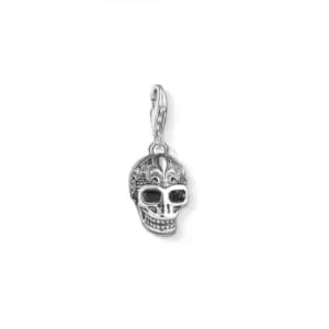 Thomas Sabo Charm Club Fleur-de-Lis Skull Charm 1546-637-21