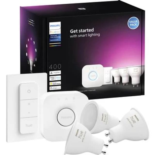Philips Hue Philips Hue White and colour ambience 929003666510 smart lighting Smart lighting spot Bluetooth 4.2 W 929003666510