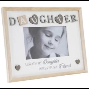Sentiments Frame Daughter 4X6" By Lesser & Pavey