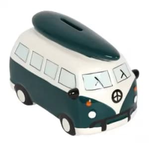 Dark Green Campervan Moneybox