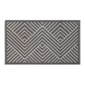 Bedeck of Belfast Kayah BCI Cotton Bath Mat - Charcoal