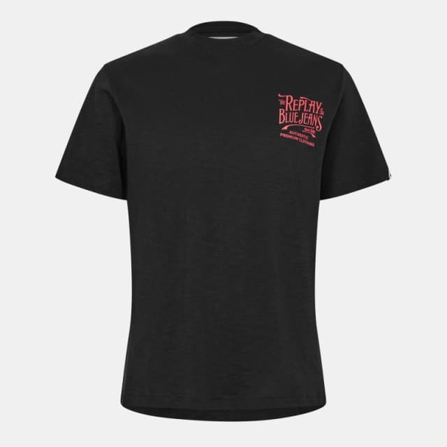 Replay Back Jeans T-Shirt Black male S
