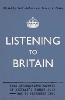 Listening to Britain by Paul Addison Hardback