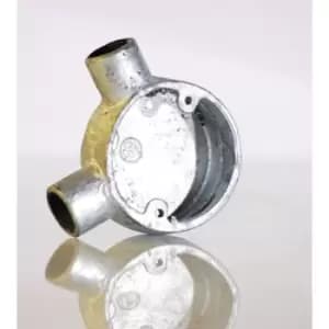 Deta Angle Box Galvanised 20mm Dt25120G